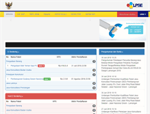 Tablet Screenshot of lpse.lamongankab.go.id